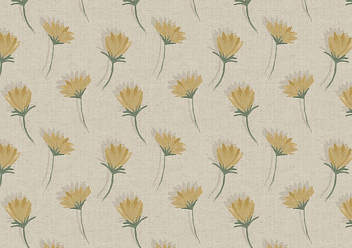 Emily Bond Cornflower, Yellow - Roman Blind - Image 7